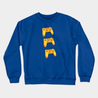 Game on playing with three! Crewneck Sweatshirt